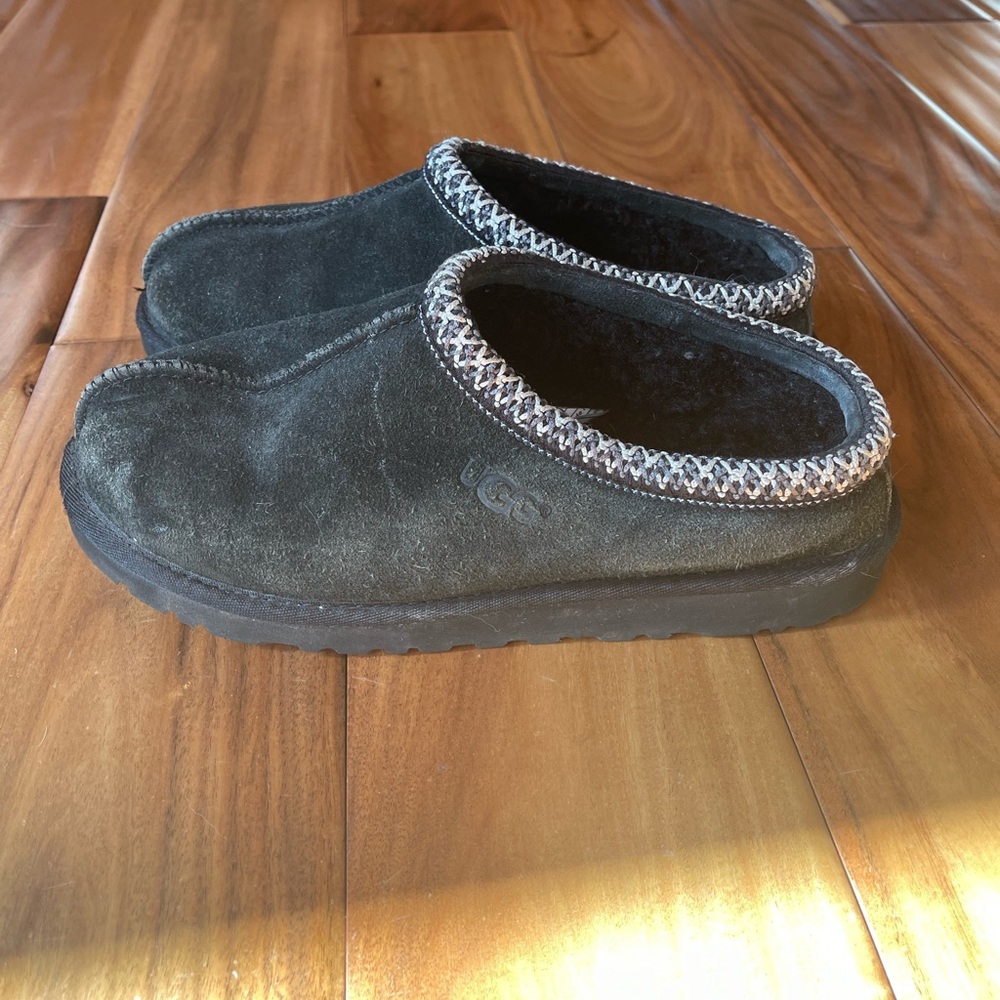 UGG Women’s Black Suede Slip-Ons